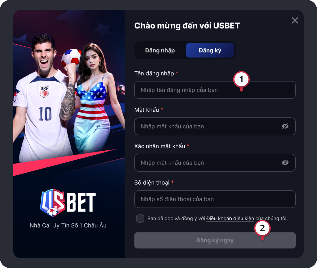 register instruct step 2